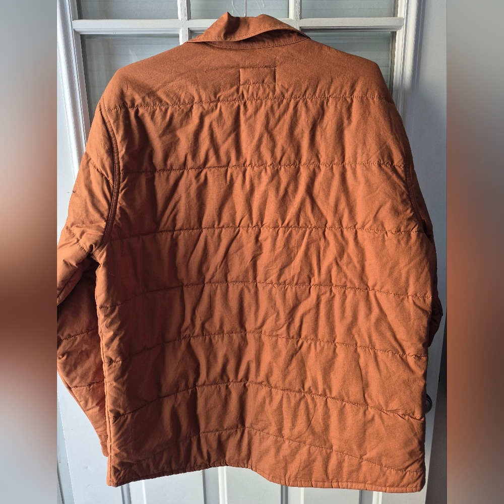 Brixton Men's Cass Quilted Shirt Jacket In Desert Palm - Picture 5 of 5